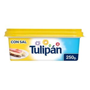 margarina con sal tulipan 250 gr 