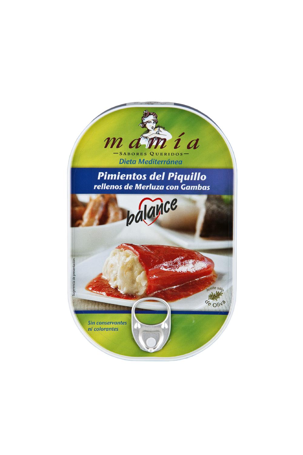 pimiento piquillo rellenos merluza bajamar 230 g