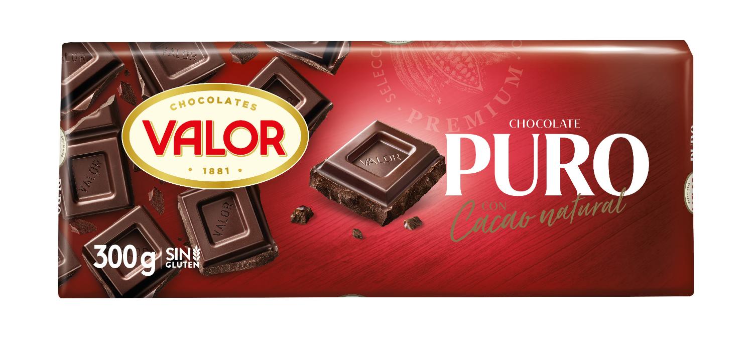 chocolate puro valor 300 g