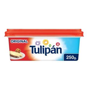 margarina sin sal tulipan 250 gr 