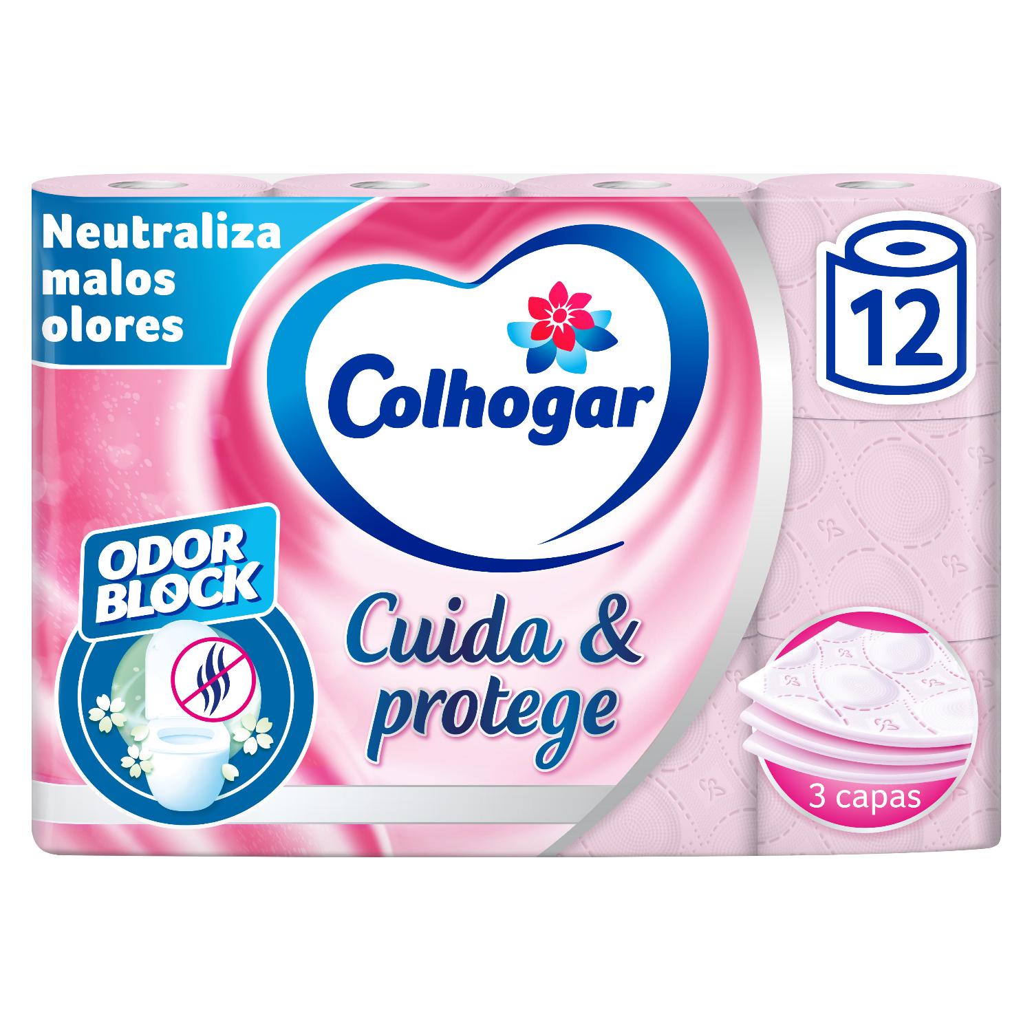 papel higienico protect colhogar 12 u.