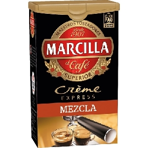 cafe creme express  marcilla  mezcla 250 gr