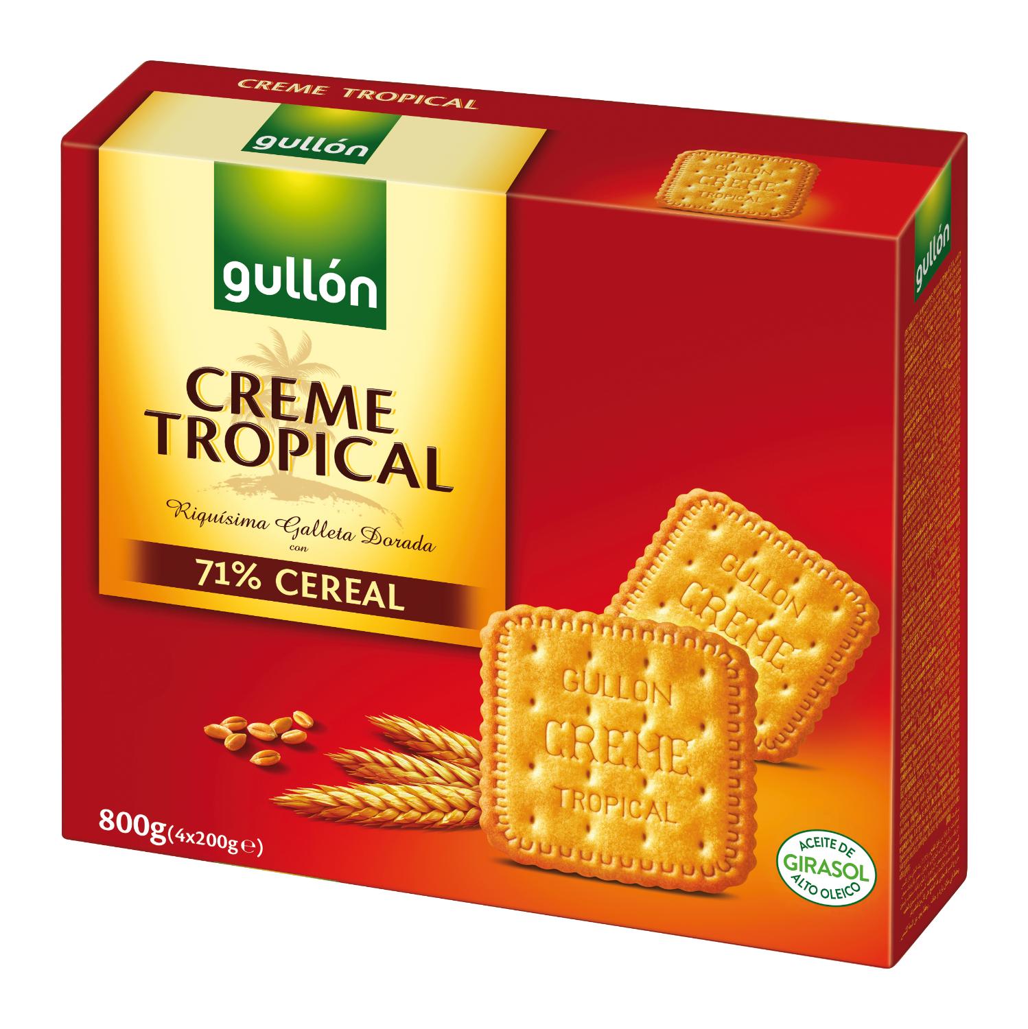 galletas creme tropical gullon 800 g