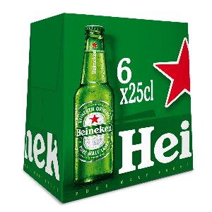 cerveza heineken 25 cl p-6