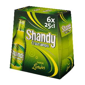 cerveza shandy cruzcampo 25 cl p-6