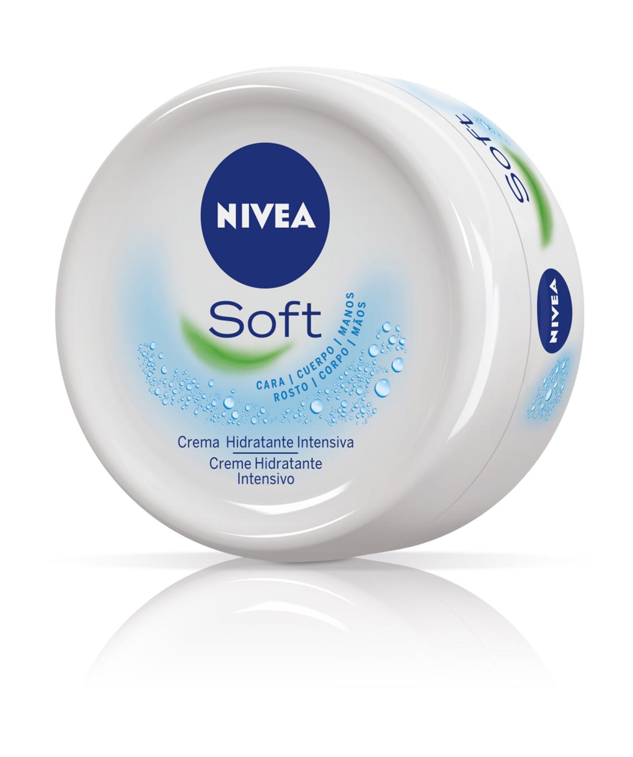 crema corporal soft nivea 300 ml + 75ml grat.