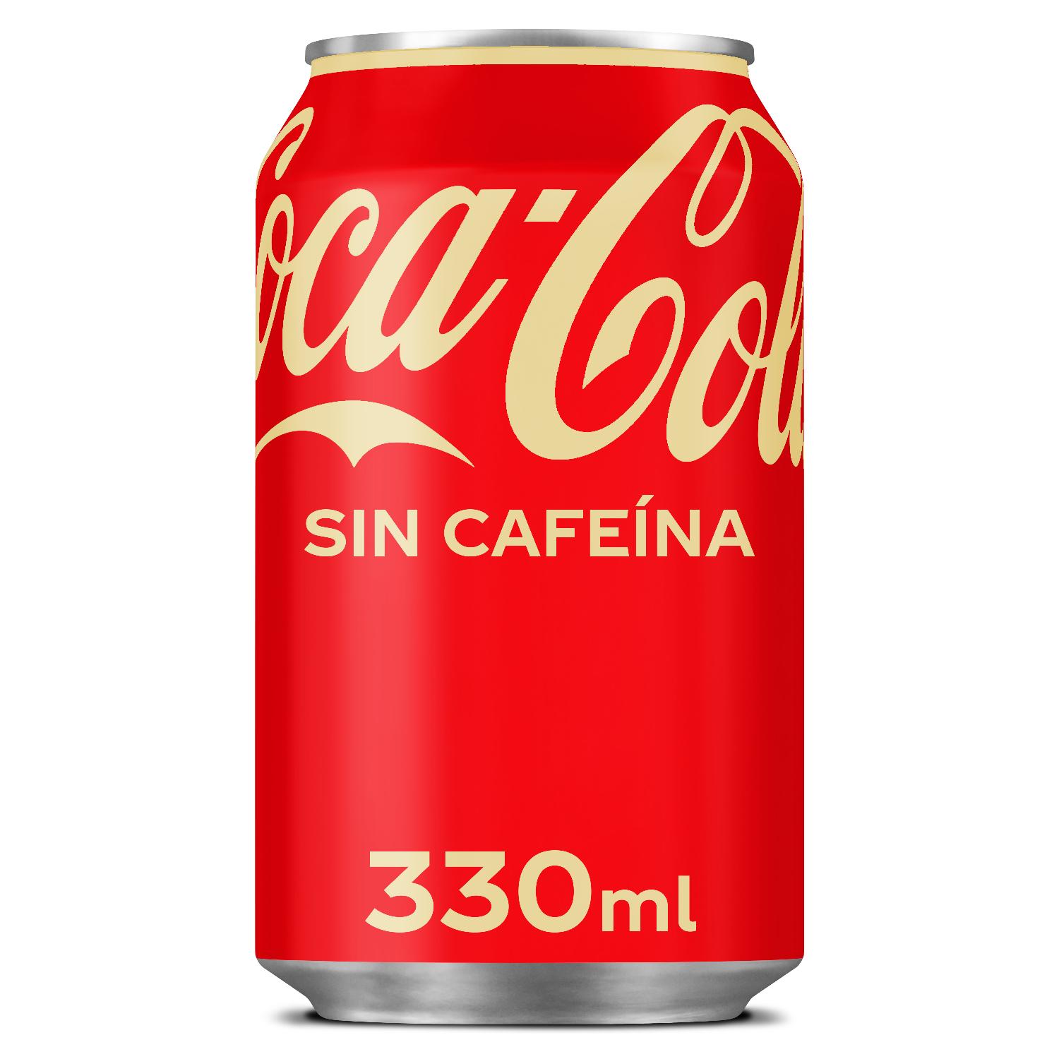 refresco s/cafeina coca cola lata 33 cl