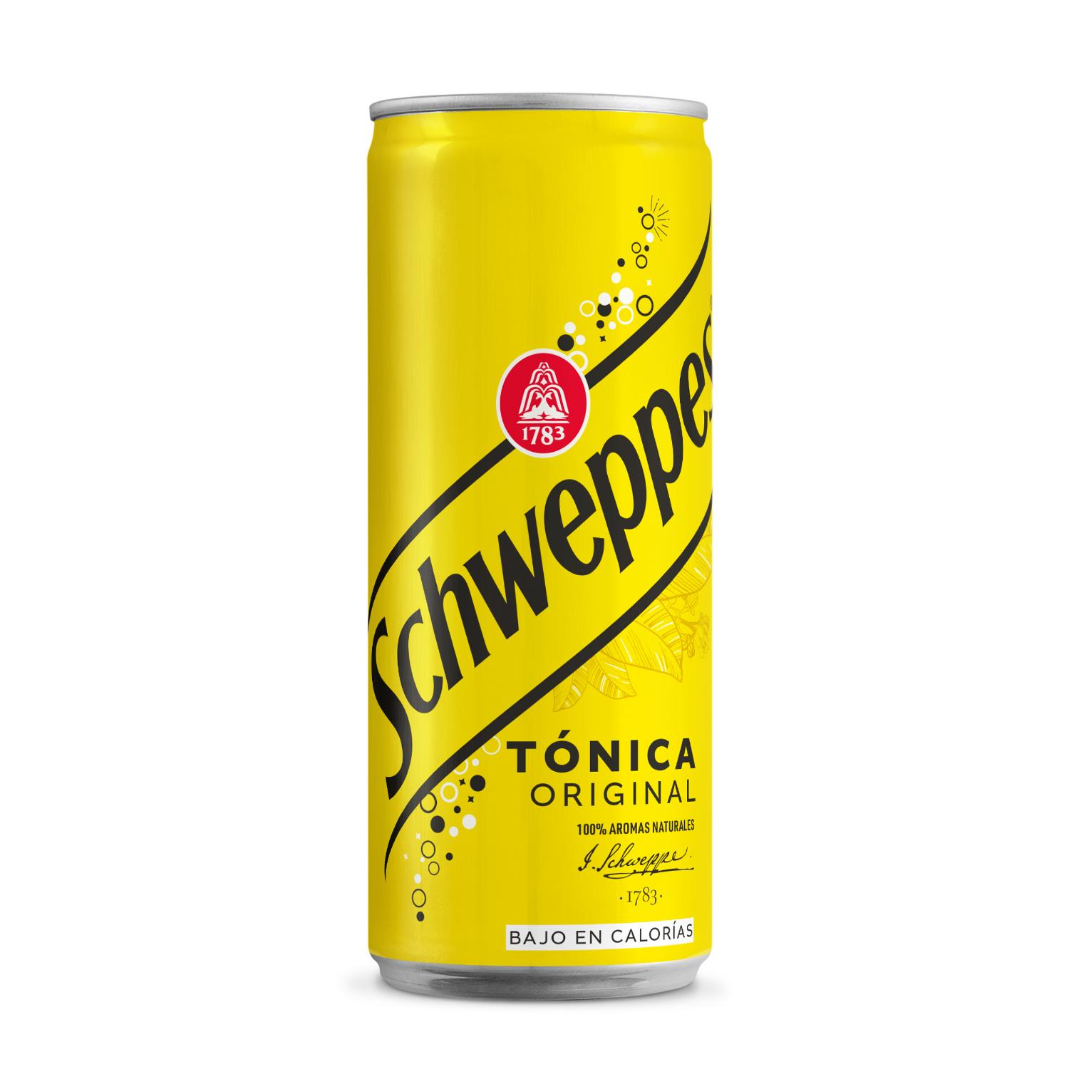 tonica schweppes lata 33 cl