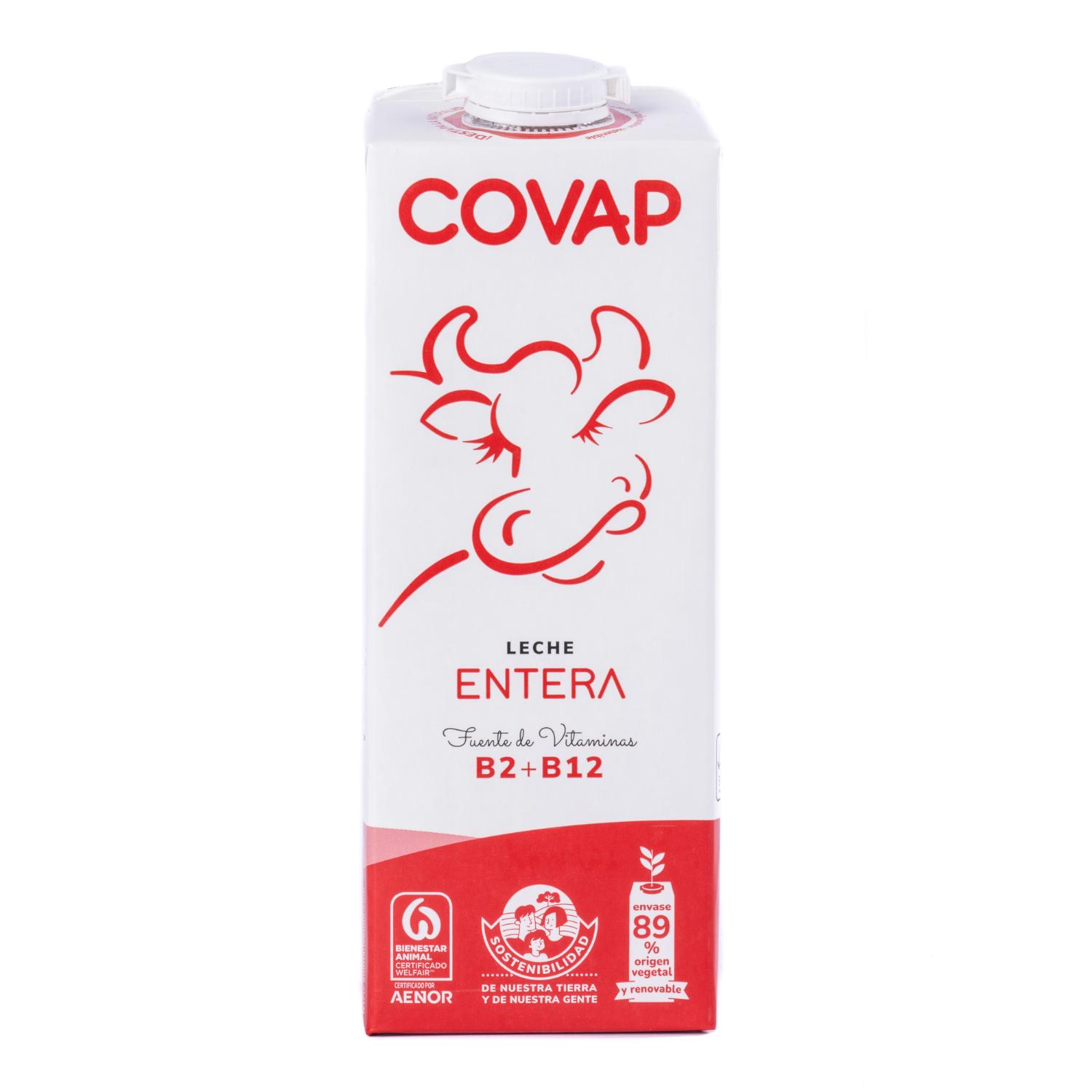 leche entera covap brik 1 l