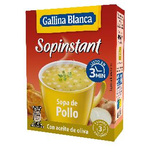 sopa sopinstant pollo/pasta gallina blanca 42 g
