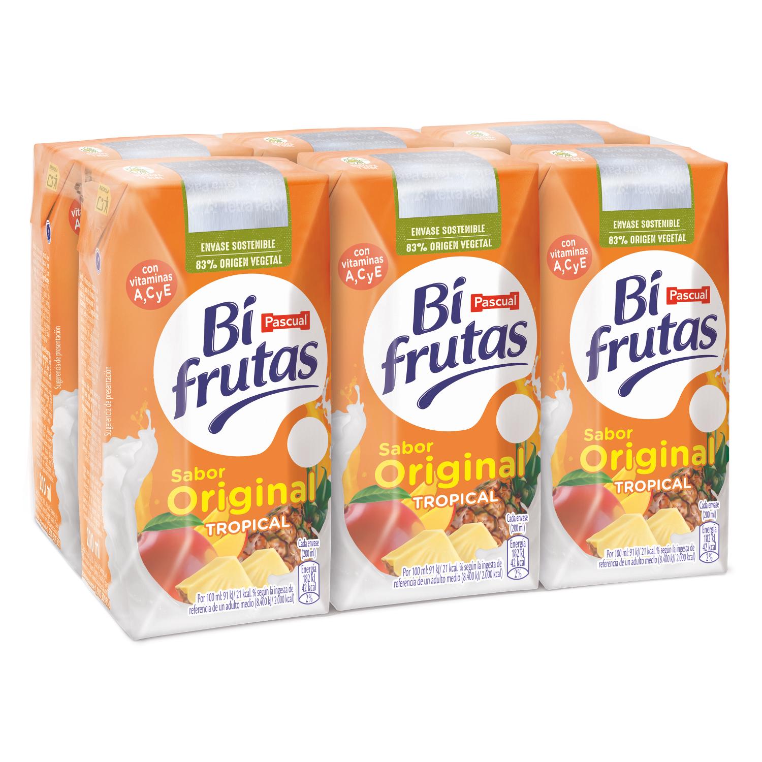 bifrutas tropical pascual 200 ml p-6