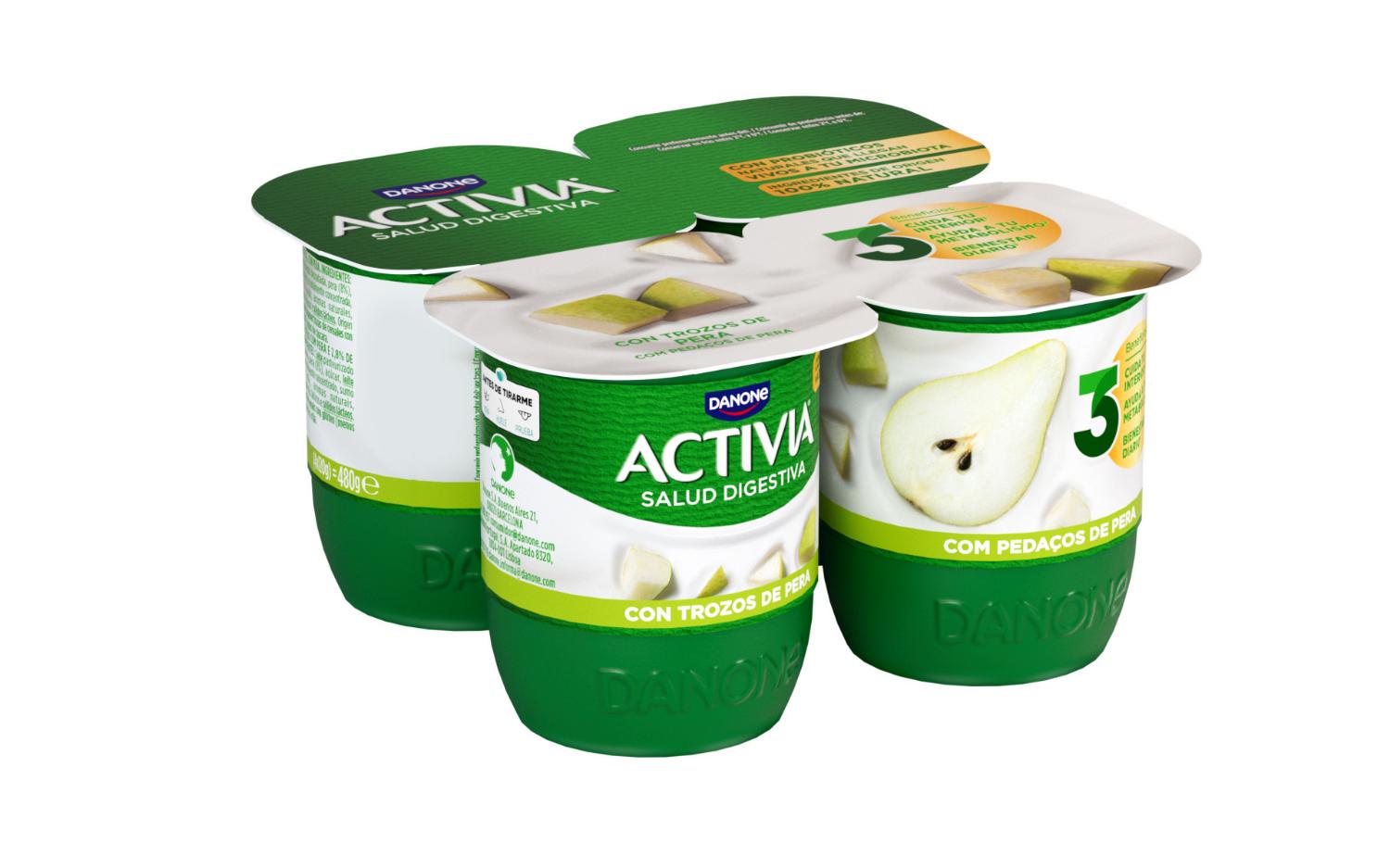 yogur bif.c/pera activia 125g p-4 yogur bif.c/pera activia 125g p-4