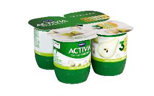 yogur bif.c/pera activia 125g p-4