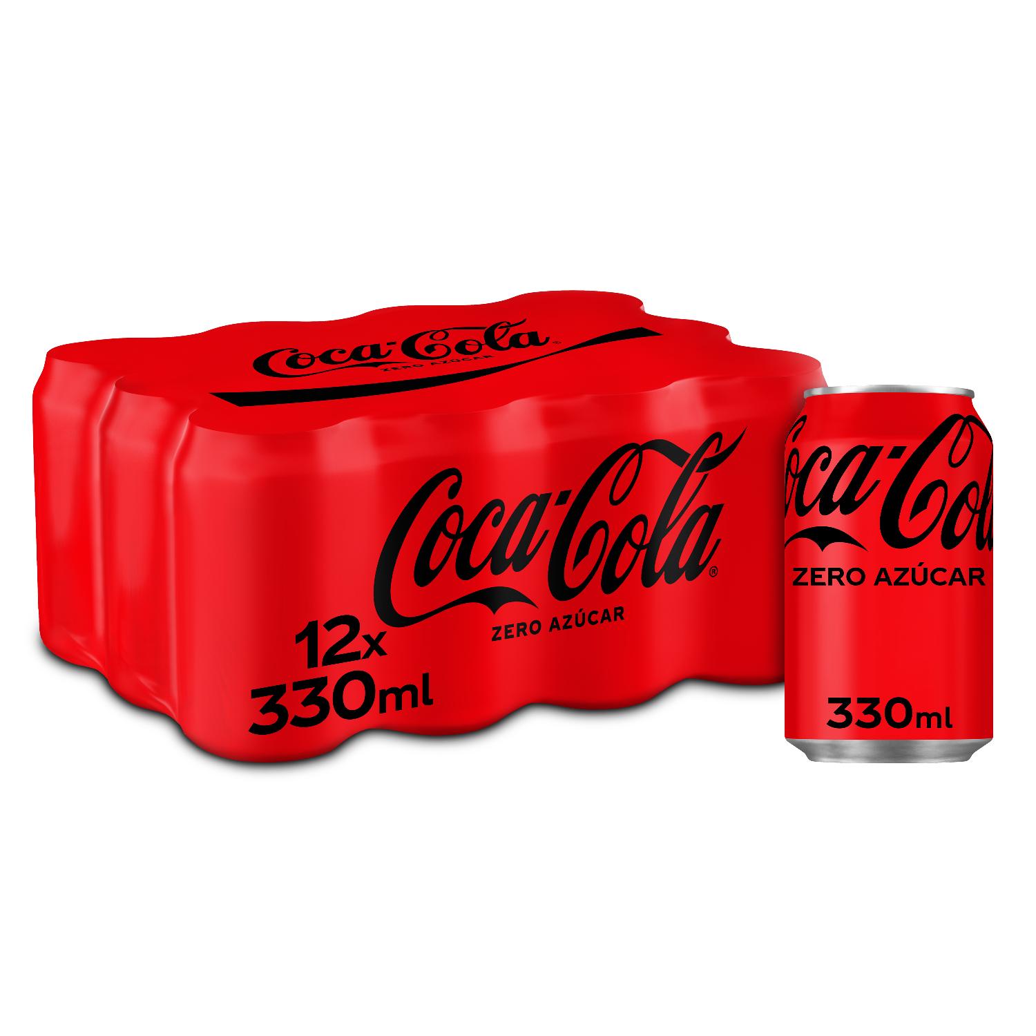 coca cola zero lata 33 cl p-12