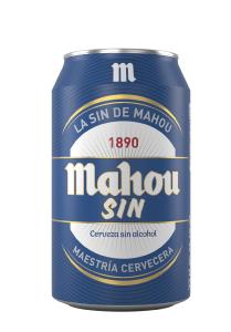 cerveza s/alcohol mahou lata 33 cl
