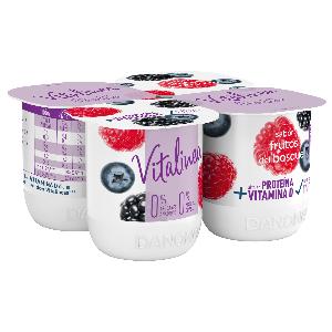 yogur desnatado sabor f.bosque vitalinea danone 125 g p-4