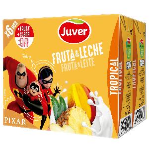 fruta+leche tropical juver 200 ml p-6