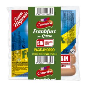 salchichas frankfurt queso campofrio 140 g p-3