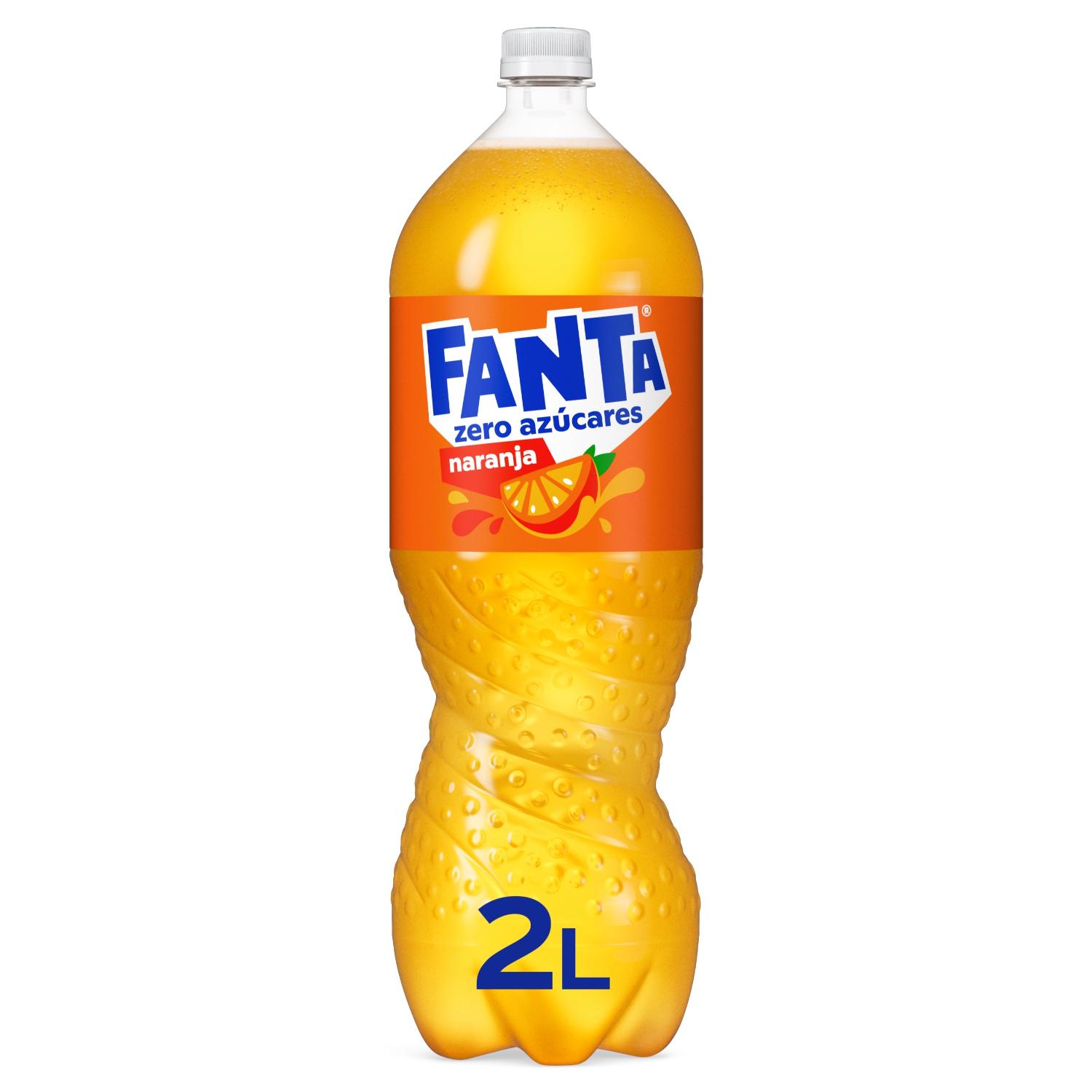 refresco naranja zero fanta 2 l