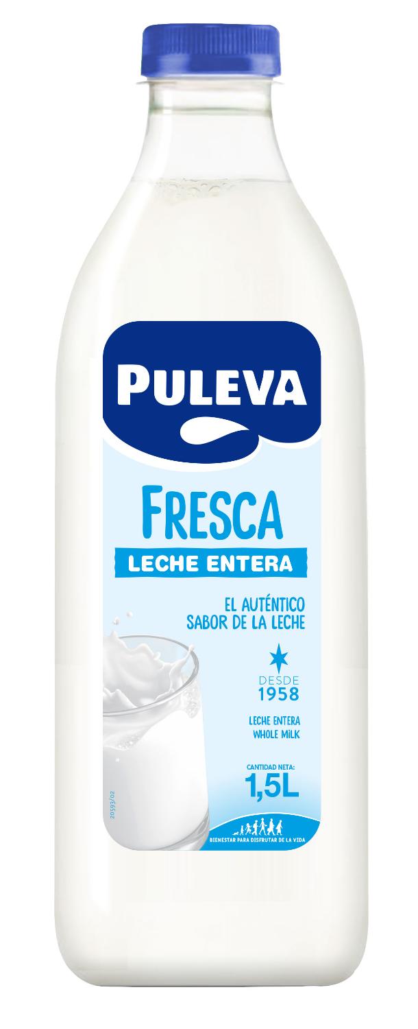 leche fresca entera puleva 1,5 l