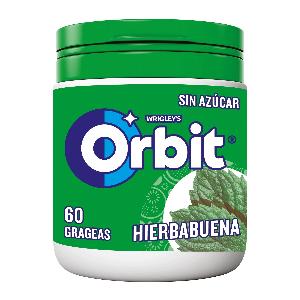chicle hierbabuena orbit  60 ud