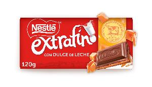 chocolate nestle extrafino de leche 120gr