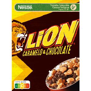 cereales caramelo y chocolate lion 400 g