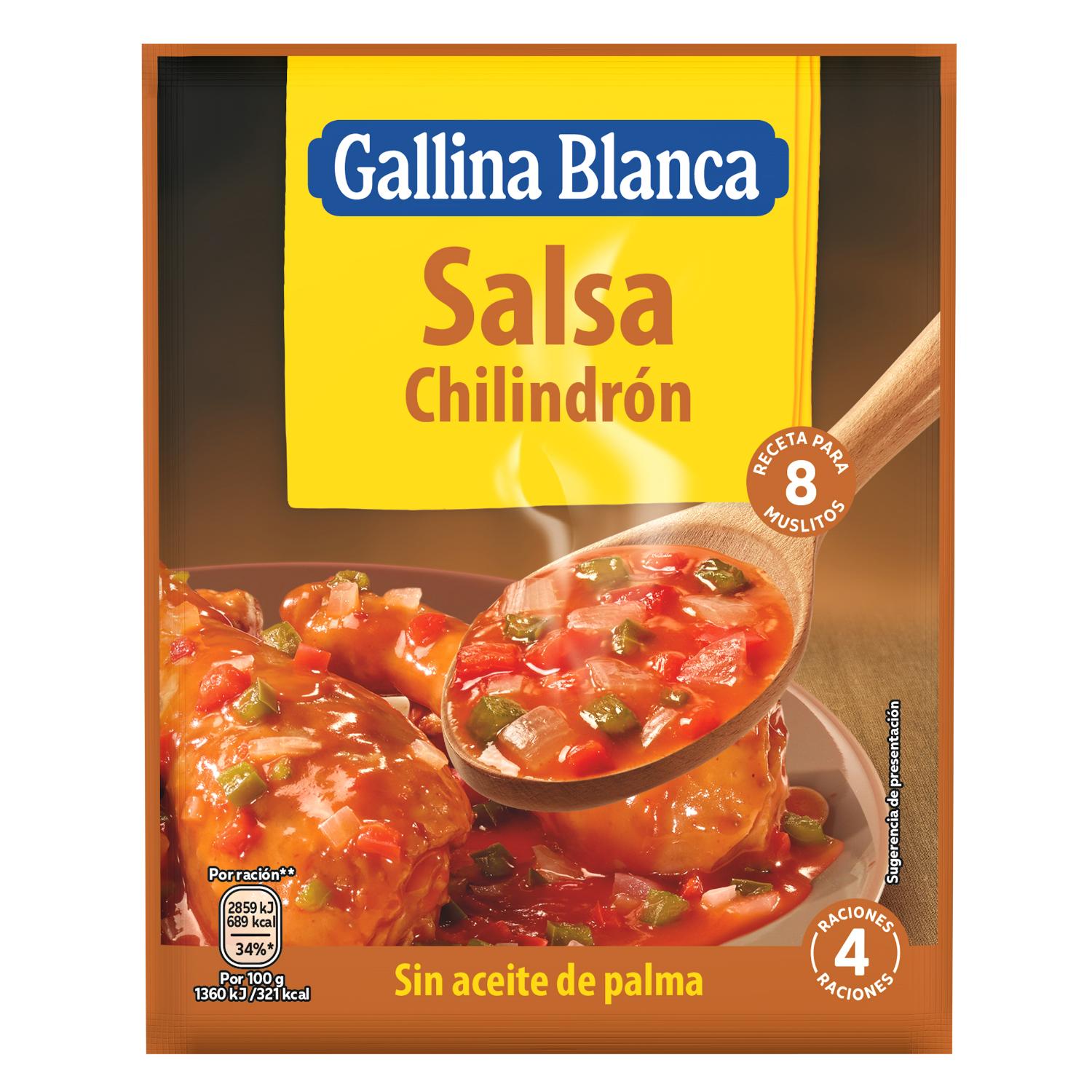 salsa chilindron gallina blanca 39 g