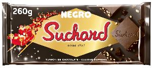 turron chocolate negro suchard 260 g