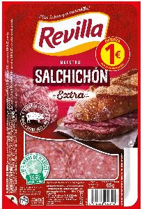 salchichon revilla lonchas 65gr 1€