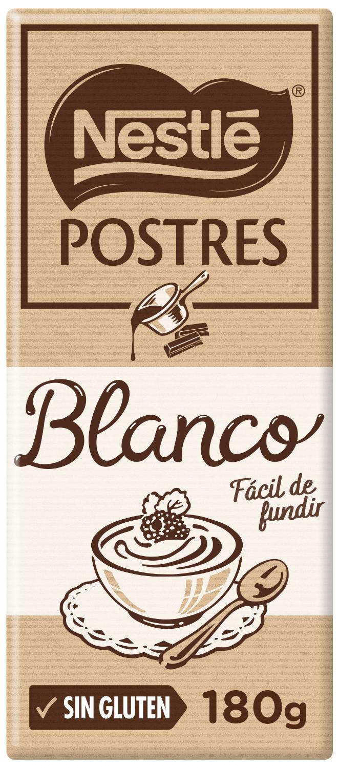 chocolate blanco postres nestle 180 g