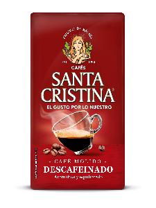 cafe santa cristina descafeinado molido 250 g