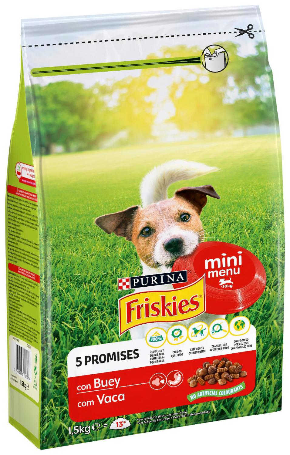 c.perros mini menu c/buey friskies 1.5 kg c.perros mini menu c/buey friskies 1.5 kg