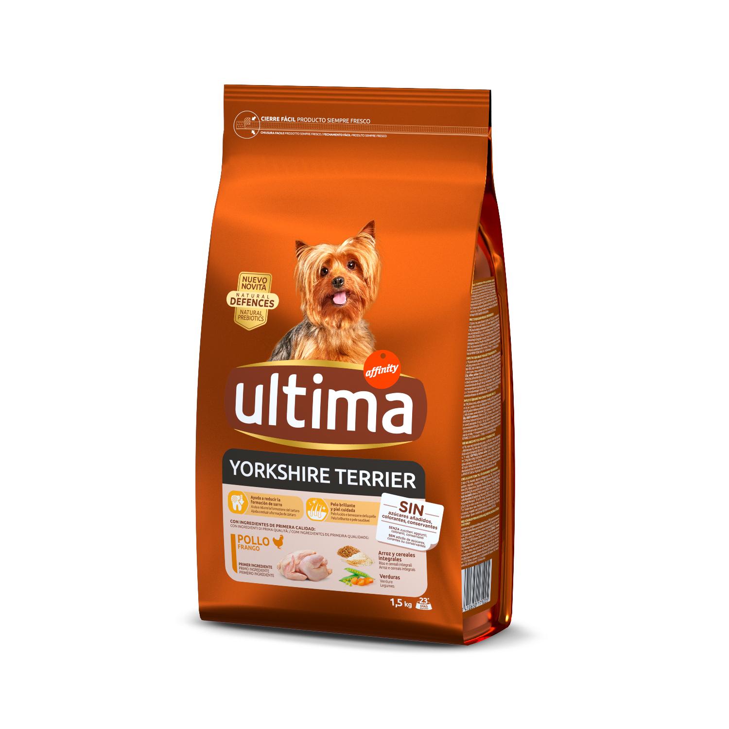 comida perros mini yorkshi ultima 1,5 kg comida perros mini yorkshi ultima 1,5 kg