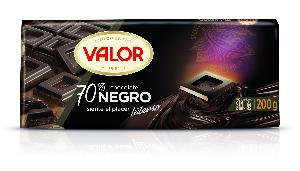 chocolate negro 70% valor 200 g