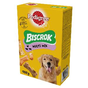 snack perros galletas biscrok pedigree 500 g