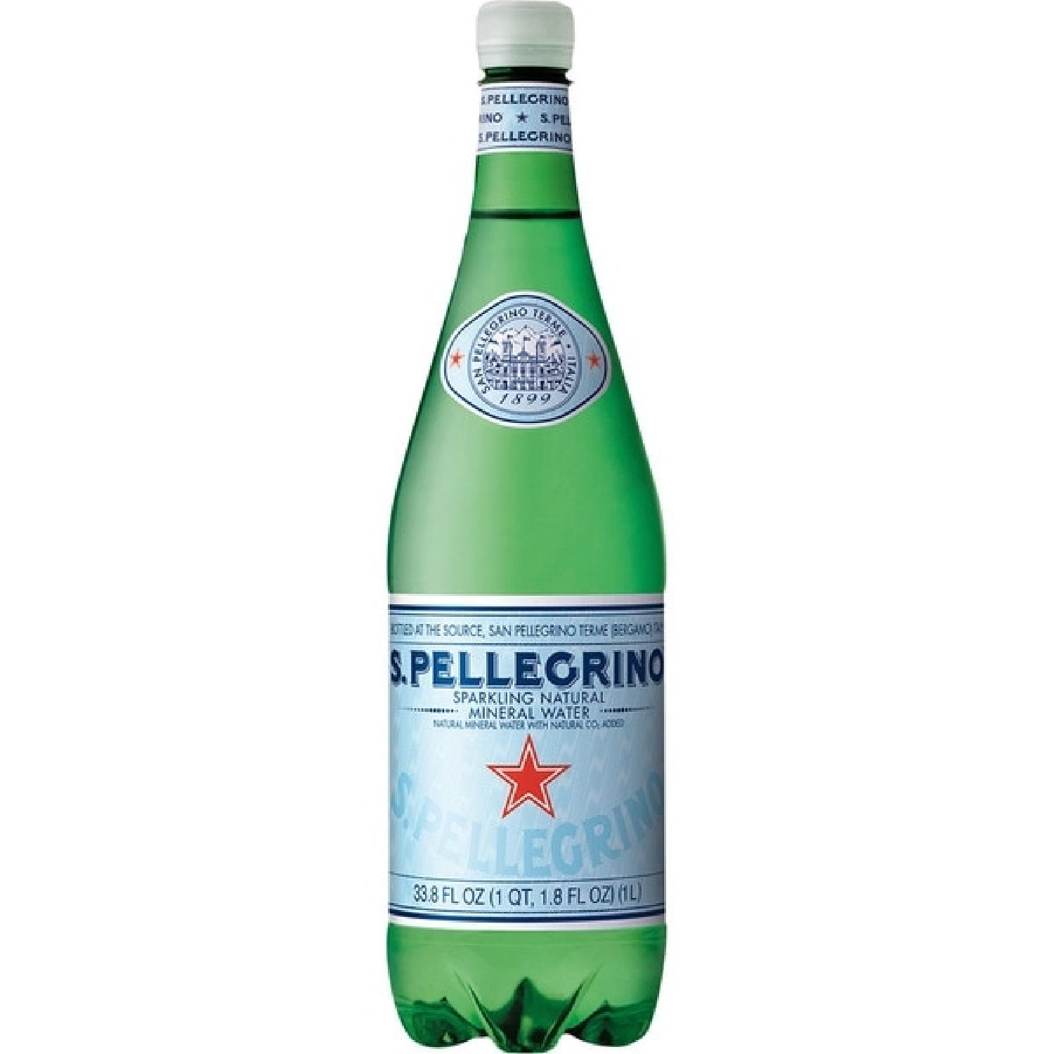 agua san pellegrino c/gas pet 1l