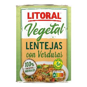 lentejas c/verduras litoral 430 g