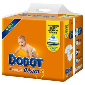 pañal basico t.4 8-14 kg dodot 44 u.