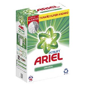 detergente polvo ariel 70 dosis