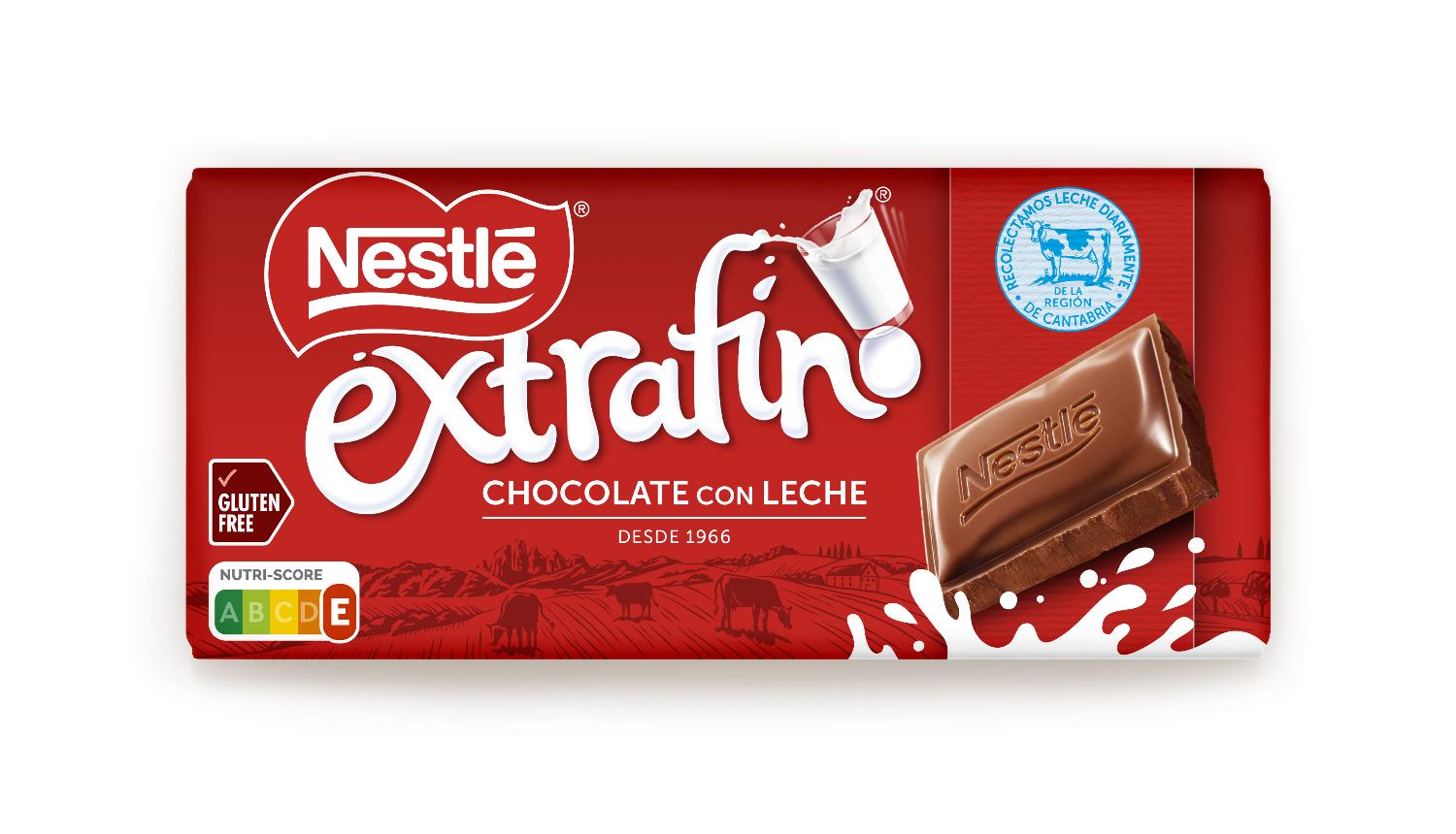 chocolate extrafino leche nestle 125 g