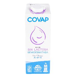 leche covap semidesnatada s/lactosa  1 l