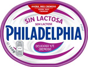 queso sin lactosa philadelphia 150 g