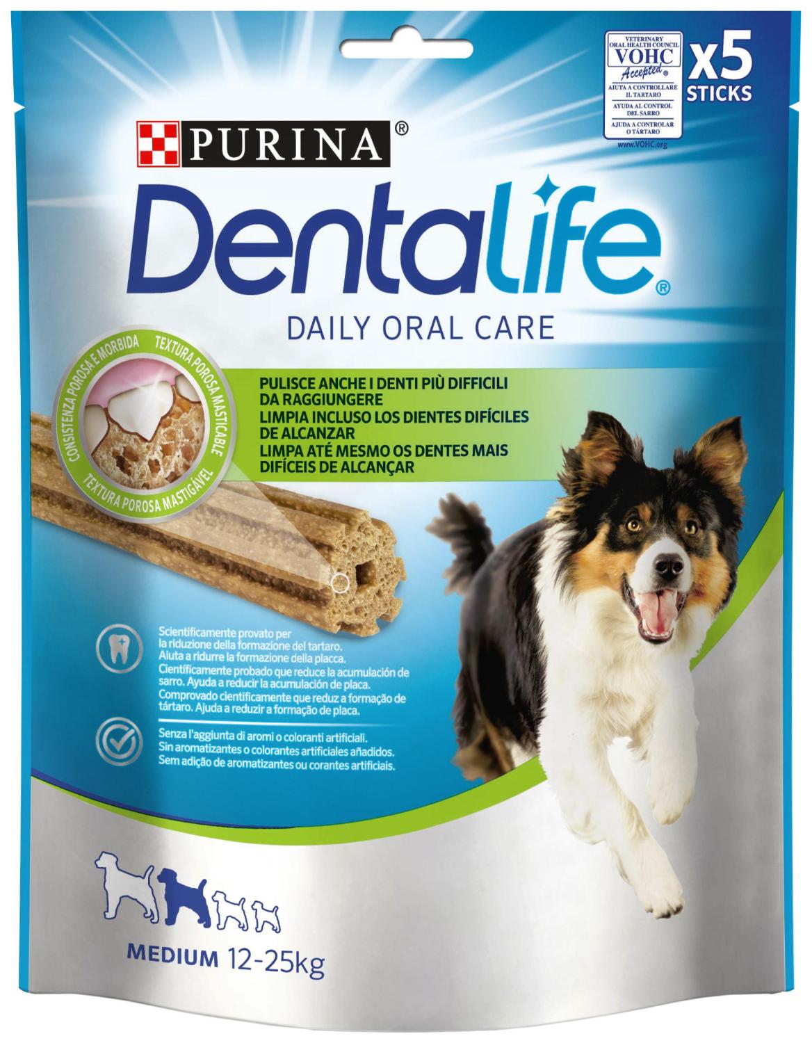 snack perros dentalife medium purina 115 g