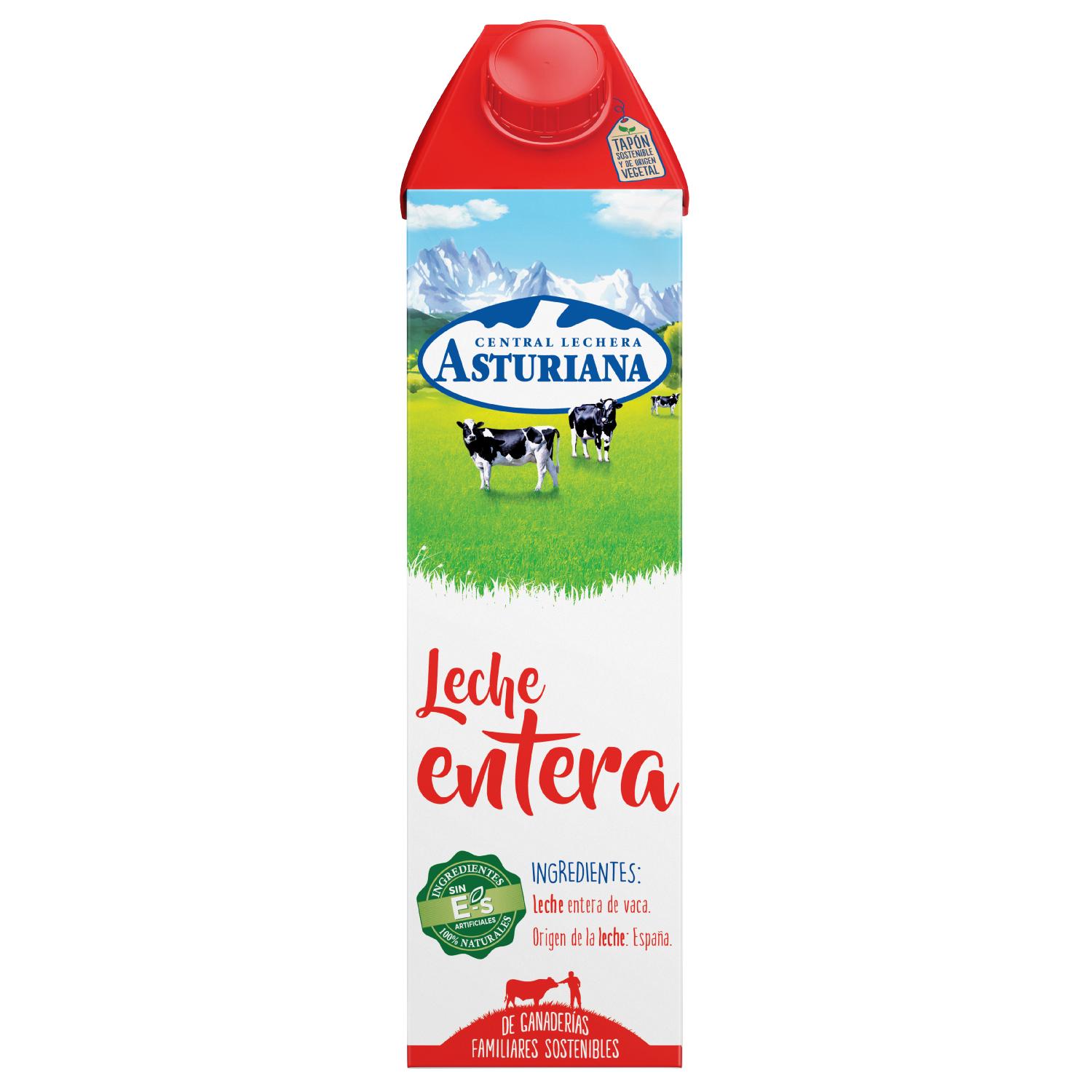 leche  asturiana entera brik 1 l