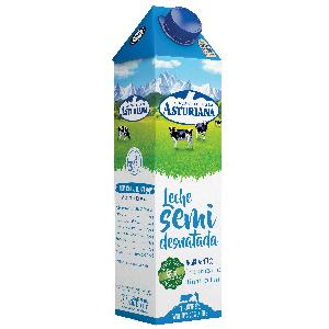 leche asturiana semi brick 1l