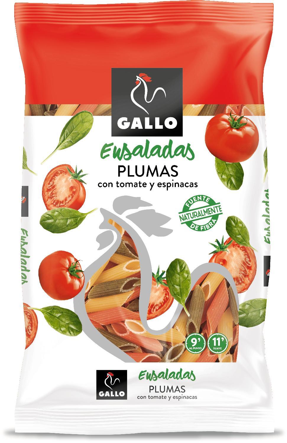 pastas plumas vegetales gallo 250 g pastas plumas vegetales gallo 250 g
