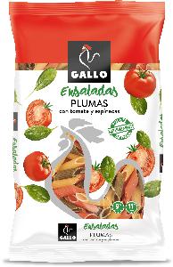 pastas plumas vegetales gallo 250 g