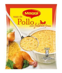 sopa pollo c/fideos maggi 82 g