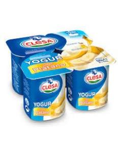 yogur sabor platano clesa 125 g p-4